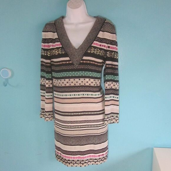 DVF Ruby Silk Dress Size 6 - Picture 2 of 16